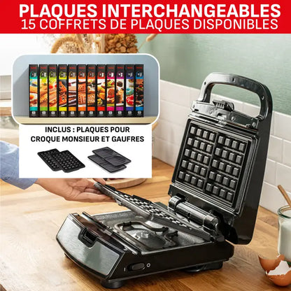 Tefal®️Snack collection Appareil à gaufres 2 en 1